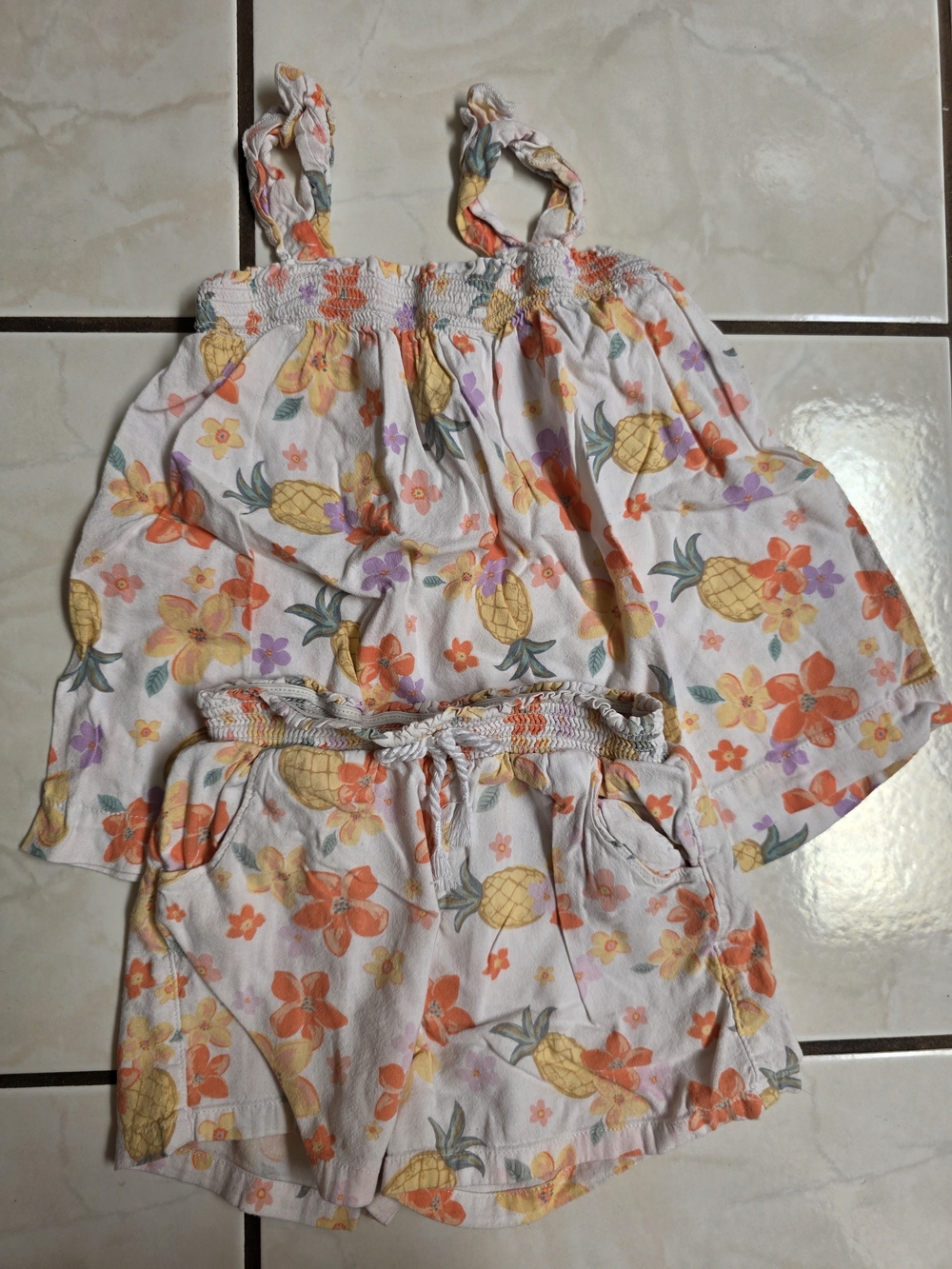 My Favorite Playwear Set Floral Girls